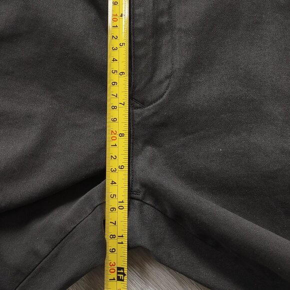 Mott & Bow Pants Mens 30x31 The Twill Chino Charles Flat Front Gray - READ - Picture 15 of 16